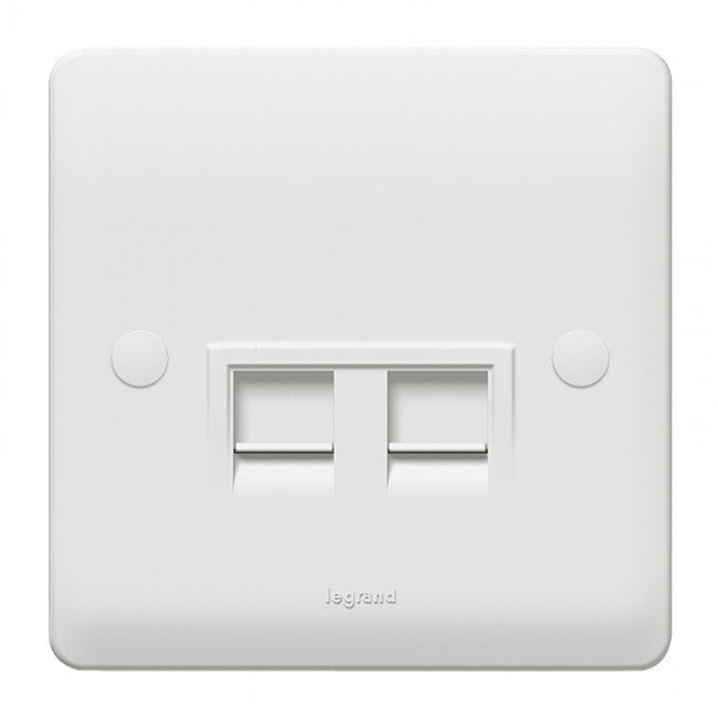Legrand Synergy RJ45 (Cat6 Network) Twin Socket