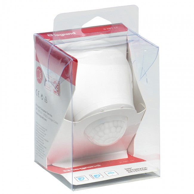 Legrand 360° motion sensor IP55 Surface Mounting PIR technology