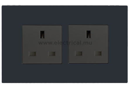 Legrand Arteor BS EN Sockets 13A - Single or Double (with support frame and plate)