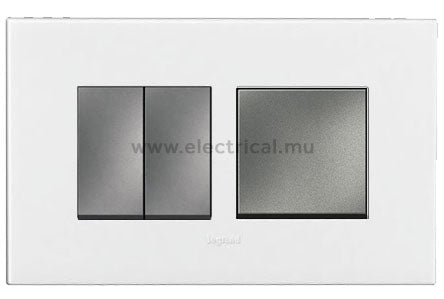 Legrand Arteor Intermediate Switch 10A - 1 Gang to 4 Gang (complete with support frame and plate)
