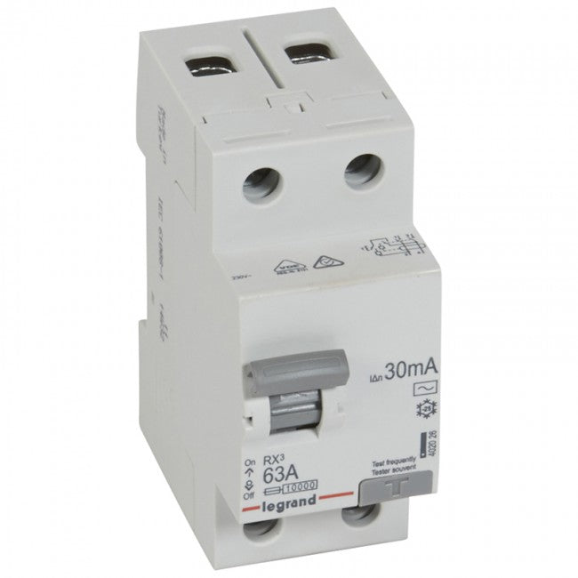 Legrand RCD RX³ 2P - AC Type - Choose from 25A | 40A | 63A