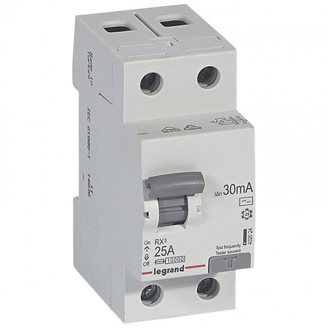 Legrand RCD RX³ AC Type 2P 30mA - 25A