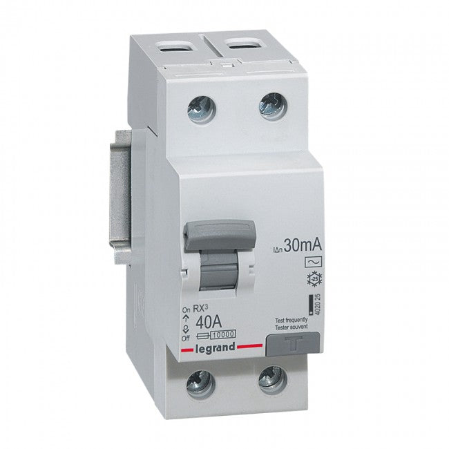Legrand RCD RX³ 2P - AC Type - Choose from 25A | 40A | 63A