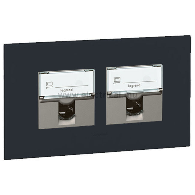 Legrand Arteor RJ45 Sockets Cat6 UTP - Single or Double (with support frame and plate)