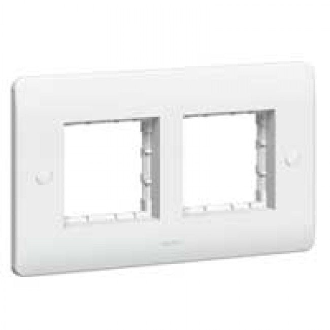 Legrand Synergy White Carrier Plate - Choose from Single or Double