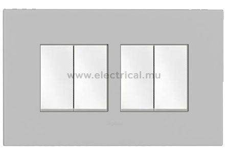 Legrand Arteor 2 Way Switch 10A  - 1 gang to 6 gang (complete with support frame and plate)