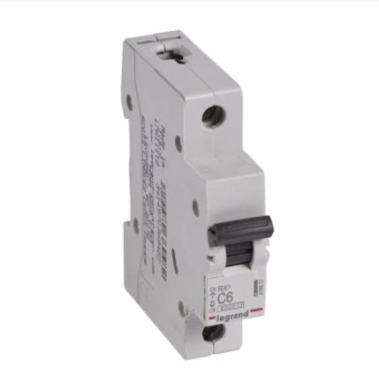 Legrand Breaker - MCB RX³ - 6 kA C Curve 1P - 6A