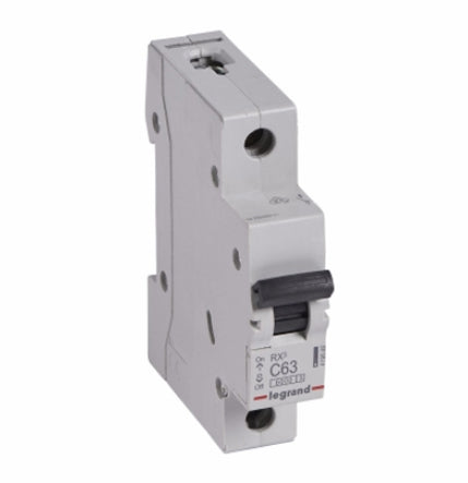 Legrand Breaker - MCB RX³ - 6 kA C Curve 1P - 63A