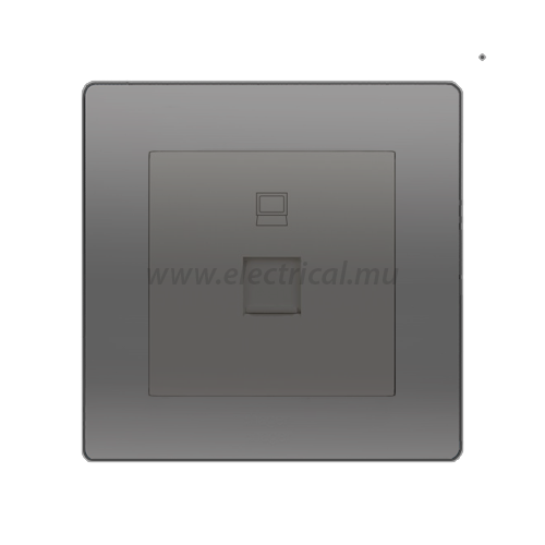 Hager Muse Data Socket RJ46 Cat6 (Single)