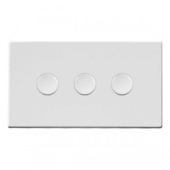 Hartland CFX Colours LED Trailing/Leading Edge Push On/OFF Rotary 2 Way Switching Dimmers