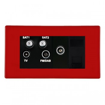 Hartland CFX Colours Digital Television Sockets (DAB Compatible)