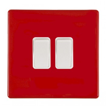 Hartland CFX Colours 2 Way 20AX Rocker Switches