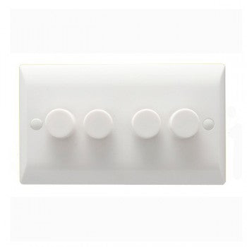 Hamilton Vogue Resistive Leading Edge Push On/Off 2 Way Switching Dimmers