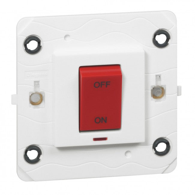 Legrand Arteor Double Pole Switch 45A (Neon)