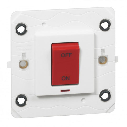 Legrand Arteor Double Pole Switch 45A (Neon)