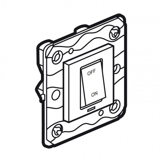 Legrand Arteor Double Pole Switch 45A (Neon)
