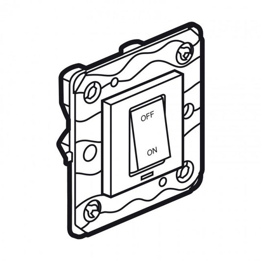 Legrand Arteor Double Pole Switch 45A (Neon)