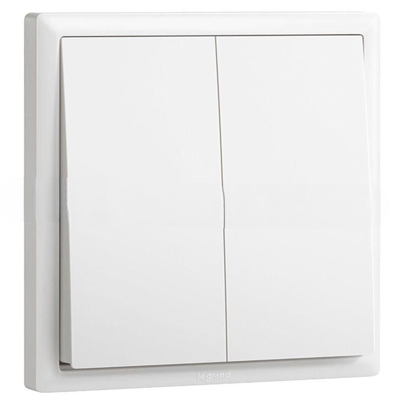 Legrand ELOÉ 2-Gang 2-Way Switch | electrical.mu – Electrical.mu