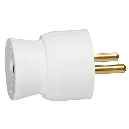 Legrand Plastic Plug 2P+E - 16A (White)