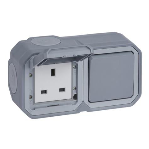 Legrand Waterproof Socket Plexo IP55 - BS - 13A