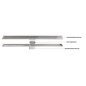 Sukar Line-6 Slim Shower Drain 60cm - Stainless Steel Case (Cube Grate)