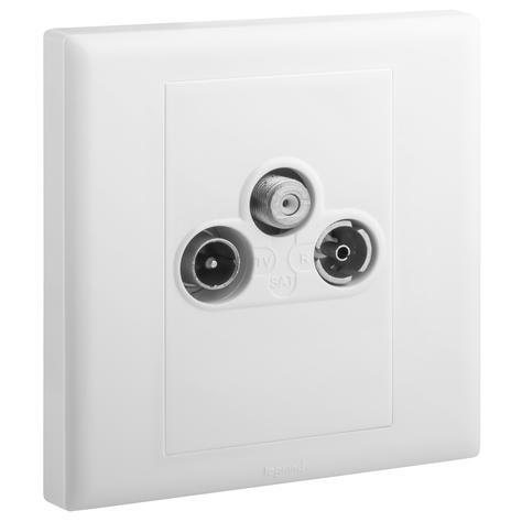 Legrand ELOÉ 1 Gang TV-R-SAT socket