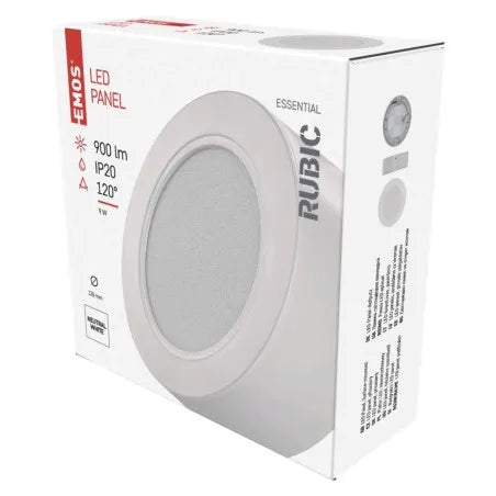 Legrand Emos Surface Led Panel Rubic 9W IP20 - Natural White (4000K)