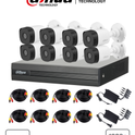 Dahua 8 Camera Kit 2MP Full color (DH-KIT/XVR1B08-I/8-HFW1209CP-A-LED-0360B)