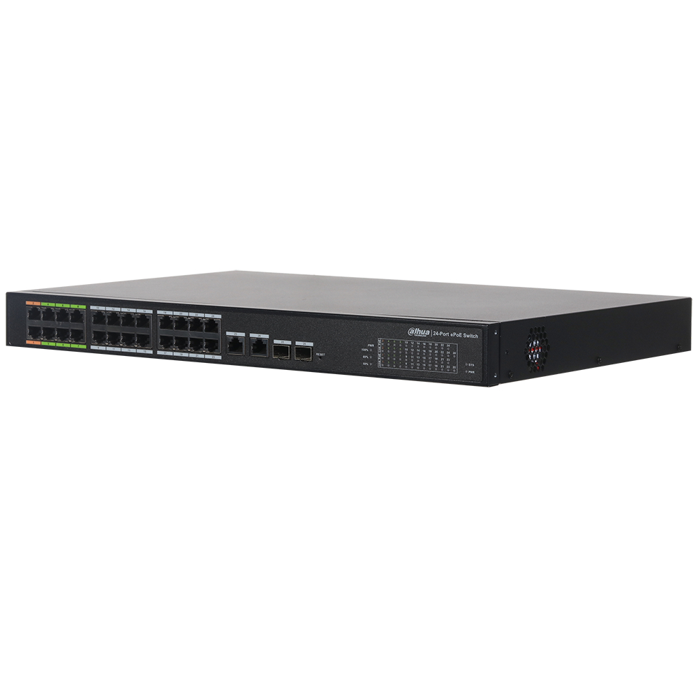 Dahua 24-port ePoE Layer 2 Managed Switch (DH-LR2226-24ET-360)