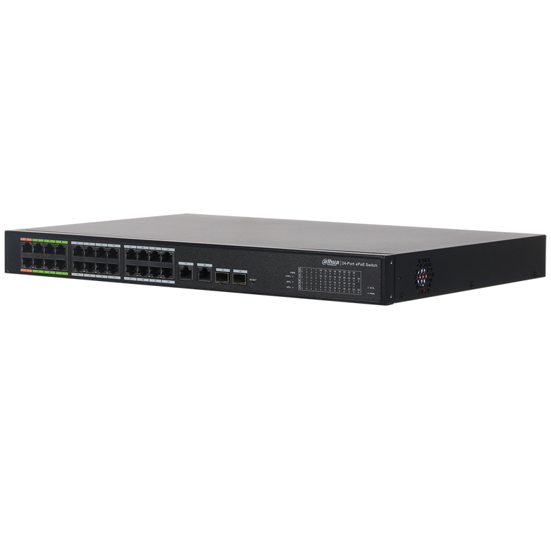 Dahua 24-port ePoE Layer 2 Managed Switch (DH-LR2226-24ET-360)