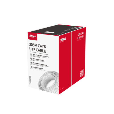 Dahua UTP CAT6 Full Copper Cable (DH-PFM920I-6UN-C)