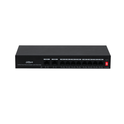 Dahua 10-Port Fast Ethernet Switch with 8-Port PoE (DH-PFS3010-8ET-65)