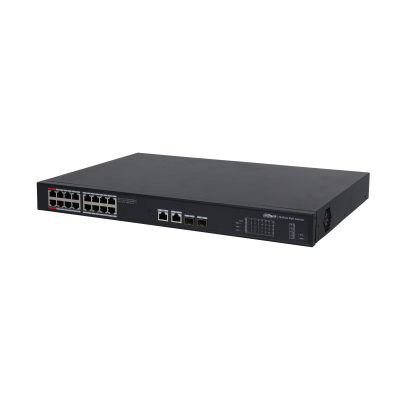 Dahua 20-Port Unmanaged Gigabit Switch with 16-Port PoE (DH-PFS3220-16GT-240)