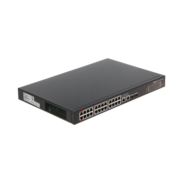 Dahua 28-Port Unmanaged Gigabit Switch with 24-Port PoE (DH-PFS3228-24GT-360)