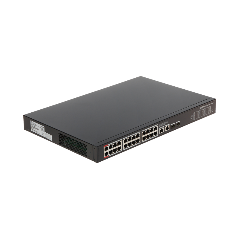 Dahua 28-Port Unmanaged Gigabit Switch with 24-Port PoE (DH-PFS3228-24GT-360)