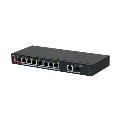 Dahua 10-Port Unmanaged Desktop Gigabit Switch with 8-Port PoE (DH-PFS3210-8GT2GF-96)