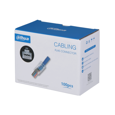Dahua RJ45 Connector Male CAT6 UTP (PFM976-630-PT) - (100PCS)