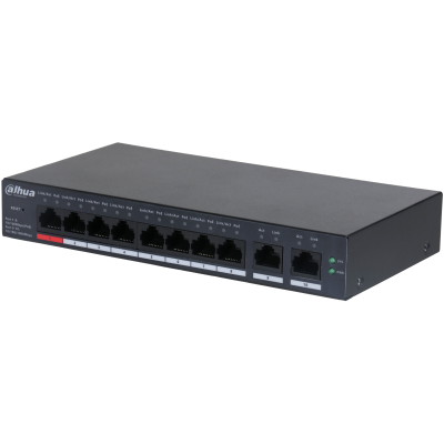 Dahua 10-Port Cloud Managed Desktop Switch with 8-Port PoE (CS4010-8ET-110)