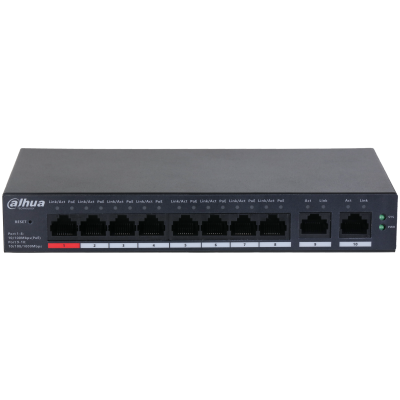 Dahua 10-Port Cloud Managed Desktop Switch with 8-Port PoE (CS4010-8ET-110)