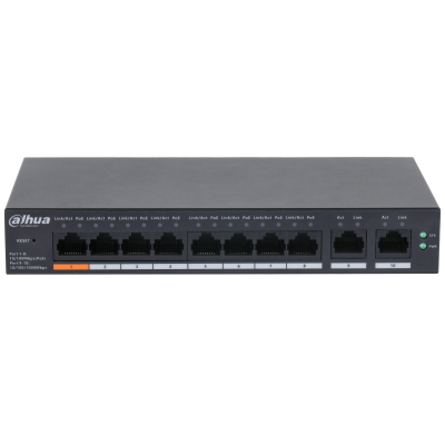 Dahua 10-Port Cloud Managed Desktop Switch with 8-Port PoE (CS4010-8ET-60)