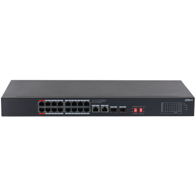 Dahua 20-Port Unmanaged Desktop Gigabit Switch with 16-Port PoE (S3220-16GT-240)