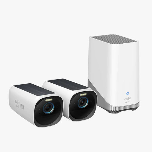 Eufy Cam 3 S330 - 2 cameras with homeBase (with integrated solar panel)