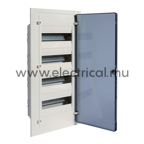 Hager Flush Mounting Enclosures (Transparent Door) - 48 Modules