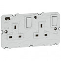 Legrand Arteor 13A Switched British Socket (Double)