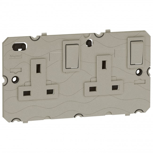 Legrand Arteor Switched Socket Double Pole 13A (Double)