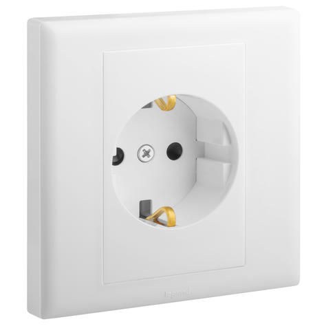 Legrand ELOÉ 1-Gang Schuko Socket 16A (German)