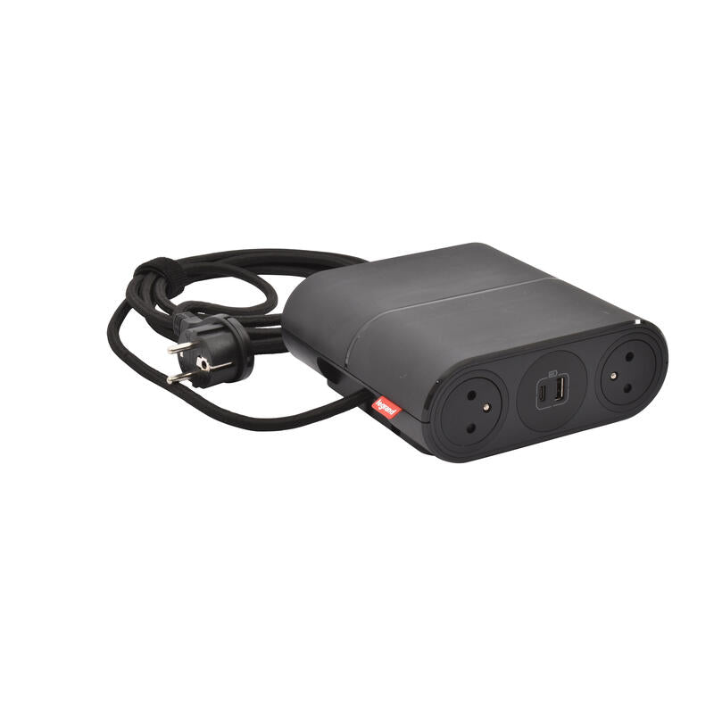 Legrand Incara Link'On Mobile Multi-Socket Extension 4x 2P+E Sockets, 2 ...