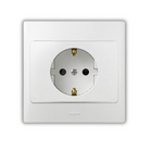 Legrand Mallia 2P+E German standard - 16 A - 1 gang (Pearl)