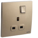 Legrand Mallia Senses British Standard Switched Socket 13A 1 Gang