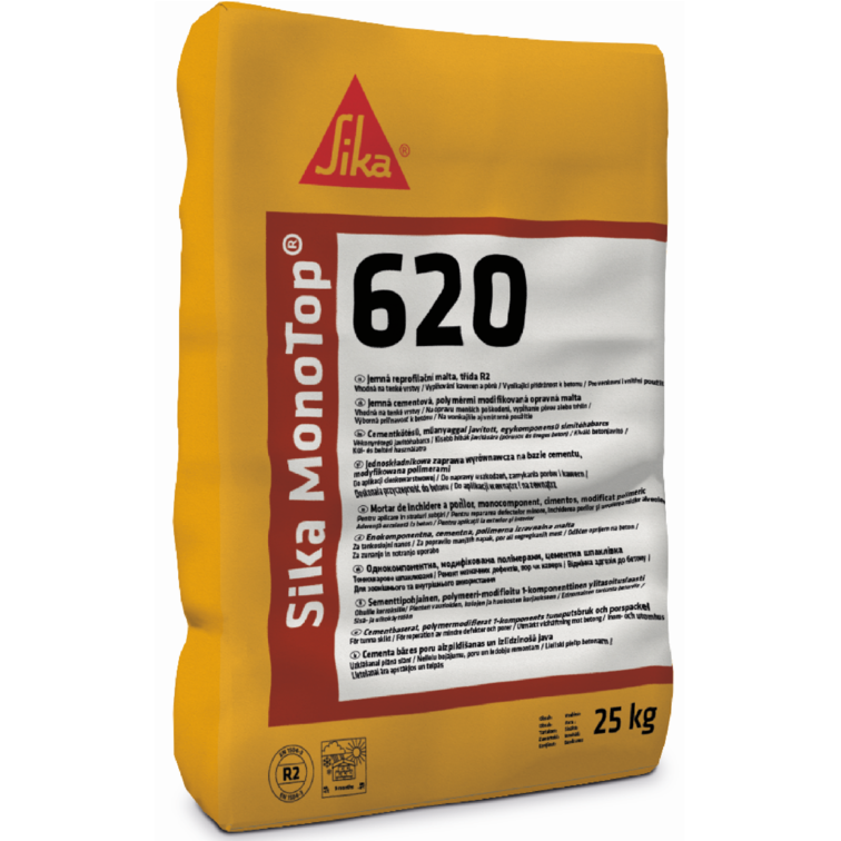 Sika MonoTop® 620 (Cementitious Smoothing Coat / Levelling & Pore Sealer) - 25kg